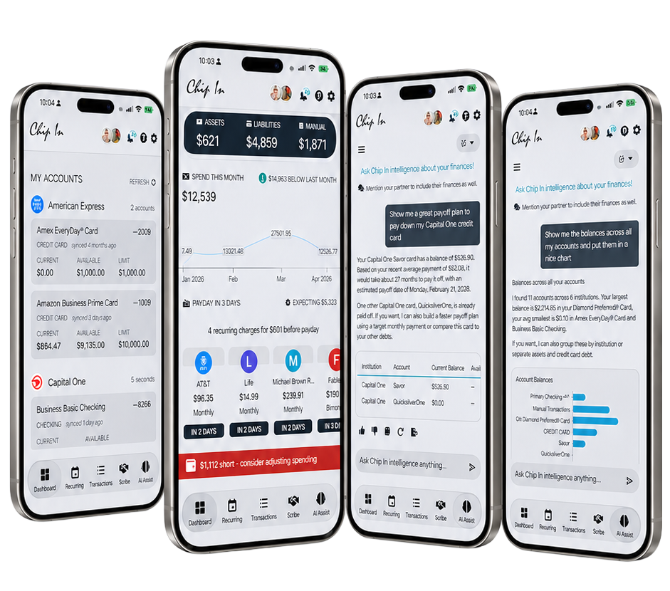 Chip In mobile app