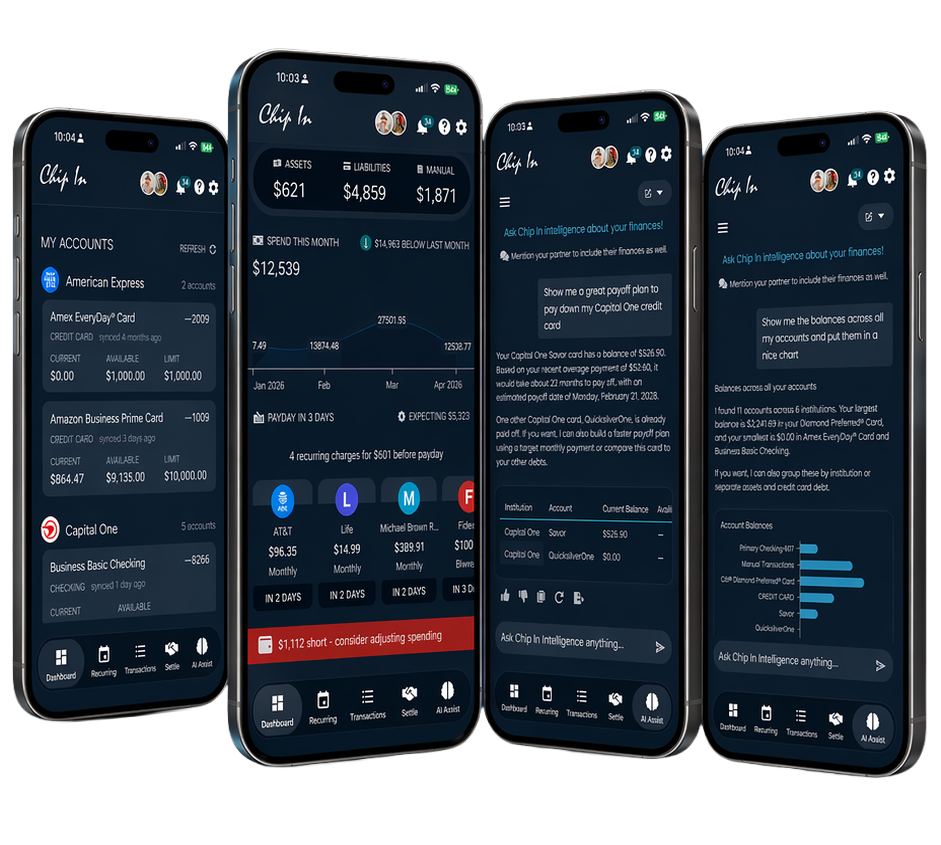 Chip In mobile app